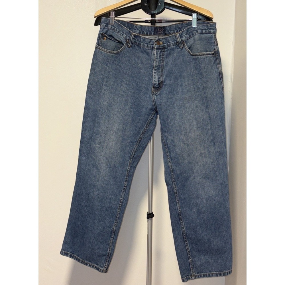 IZOD Men's Jeans 38x30 Straight Fit Comfort Stretch Denim New